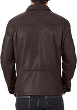 Real Lambskin Classic Leather Jacket | Genuine Leather Biker Jacket men