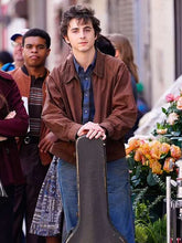 Timothée Chalamet A Complete Unknown Brown Cotton Jacket