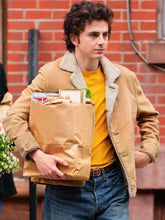 Timothée Chalamet A Complete Unknown Shearling Jacket
