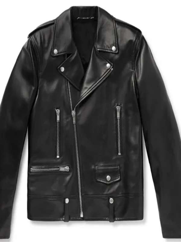 One For The Road Alex Turner Black Leather Jacket