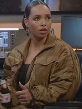 Skye All American S05 Brown Bomber Jacket