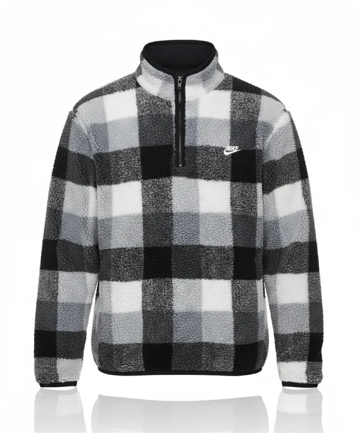 Nike Club Seasonal Winterized All Over Print Half-Zip Jacket