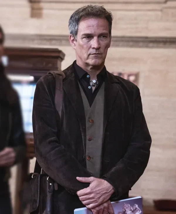 Art Detectives S01 Stephen Moyer Suede Blazer