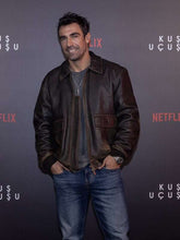 Ibrahim Celikkol As the Crow Flies Brown Leather Jacket