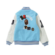 BAPE Crazy Patch Varsity Jacket