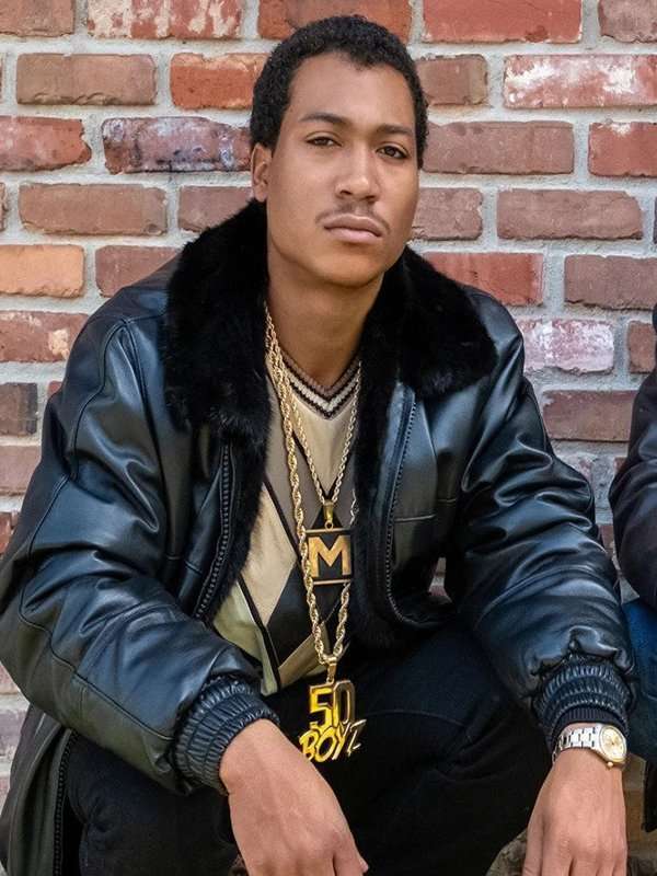 BMF 2021 Demetrius ‘Lil Meech’ Flenory Black Leather Jacket