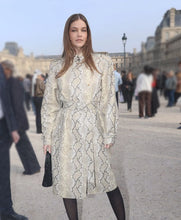 Barbara Palvin FW 2026 Printed Coat