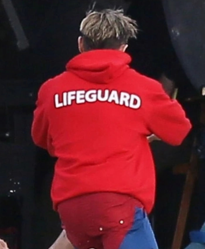 Baywatch Lifeguard Zac Efron Red Hoodie