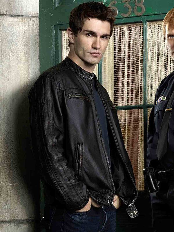 Being Human Aidan Black Leather Jacket
