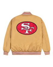 Beulah San Francisco 49ers Gold Varsity Jacket