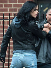 Krysten Ritter Jessica Jones Biker Leather Jacket
