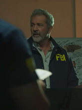Mel Gibson Boneyard 2024 Fbi Blue Jacket