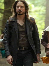 Elijah Wood Bookworm 2024 Black Leather Blazer Jacket