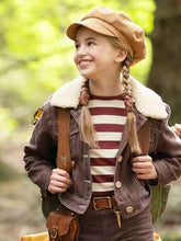 Nell Fisher Bookworm 2024 Brown Shearling Jacket