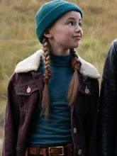 Nell Fisher Bookworm 2024 Brown Shearling Jacket