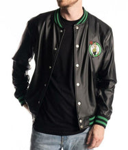 Boston Metallic Black Bomber Jacket