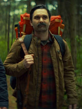 Dr. Noah Wolf Brilliant Minds Brown Jacket