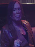 Mickey Rourke Bring the Law Brown Leather Blazer