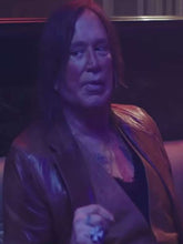 Mickey Rourke Bring the Law Brown Leather Blazer
