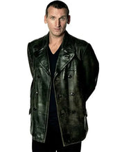 9th Doctor Who Black Leather Jacket