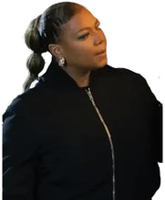 The Equalizer S04 Queen Latifah Blue Bomber Jacket