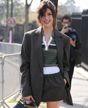 Celeste Dalla Porta Paris Fashion Show Blazer