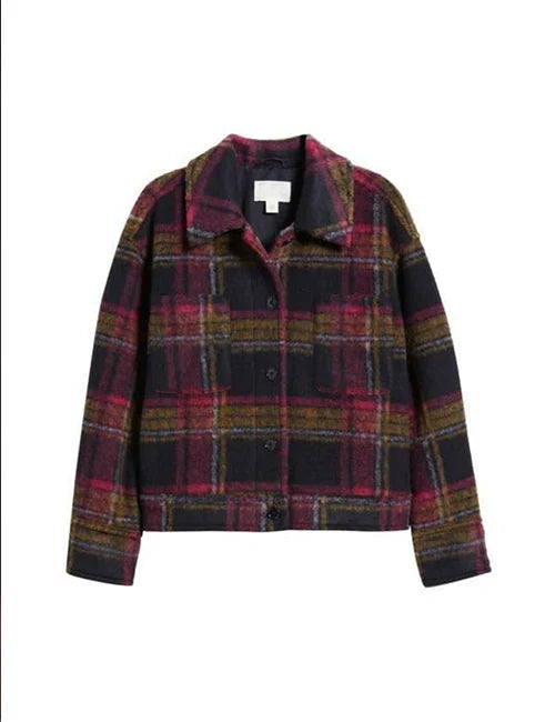 Charlotte Cassadine General Hospital Plaid Shacket