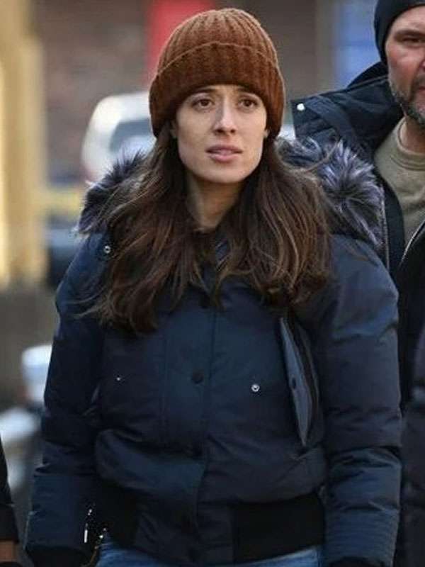 Kim Burgess Chicago PD S12 Blue Parka Jacket