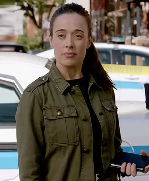 Chicago PD S12 Kim Burgess Green Cotton Jacket
