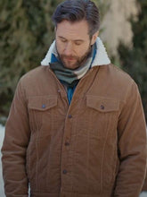 Matt Wells Christmas On The Alpaca Farm Brown Jacket
