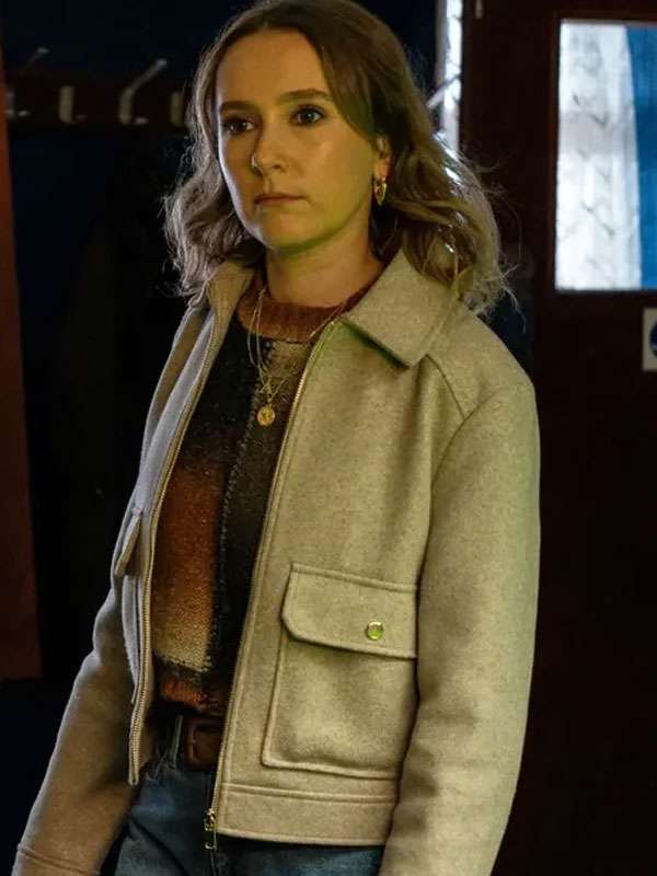 Alison Woods Code of Silence Grey Wool Jacket