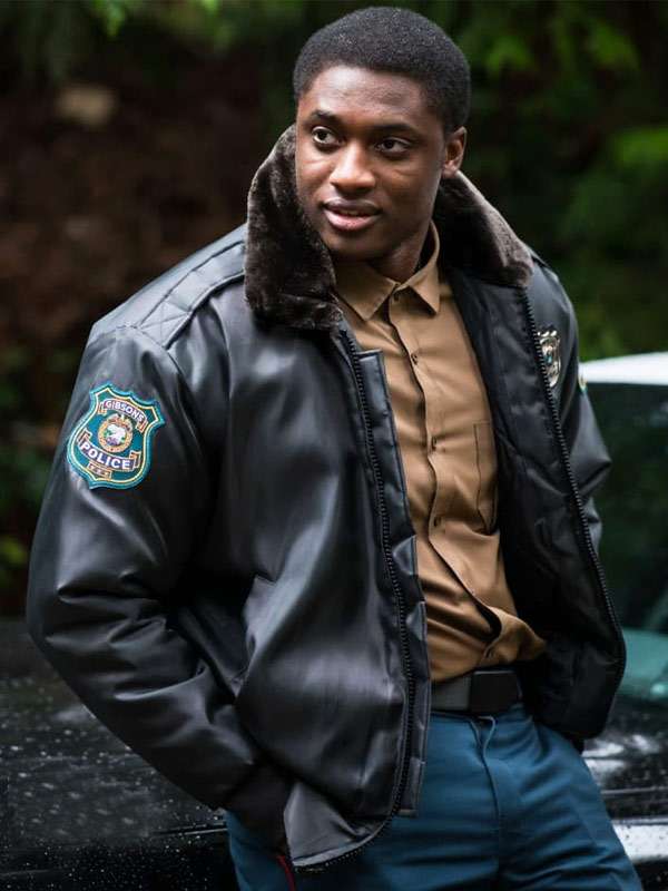 Andy Kendrick Murder In A Small Town Black Leather Jacket