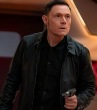 Cormac Lift 2024 Burn Gorman Black Leather Jacket