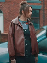 Gemma Daddy Issues Brown Leather Jacket