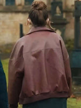 Gemma Daddy Issues Brown Leather Jacket
