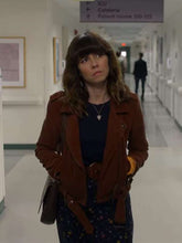 Linda Cardellini Dead to Me Brown Jacket