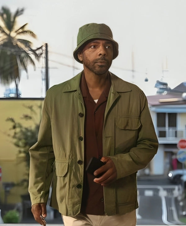 Death in Paradise S15 DI Mervin Wilson Green Jacket