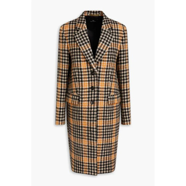 Evelyne Brochu Orphan Black Echoes Plaid Coat