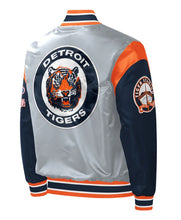 Detroit Tigers Starter Gray Satin Jacket