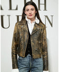 Diana Silvers NY Fashion Week 2026 Leather Jacket