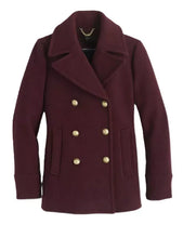 Elizabeth Webber General Hospital Maroon Peacoat