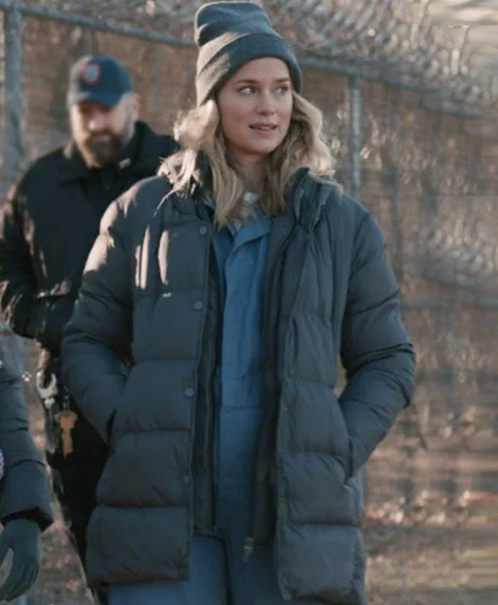 Elsbeth S02 Elizabeth Lail Puffer Coat