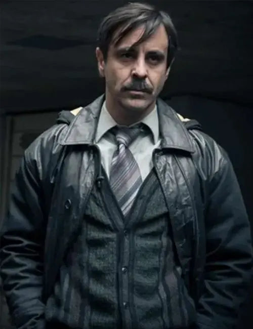 Emun Elliott The Gold 2023 Black Leather Jacket