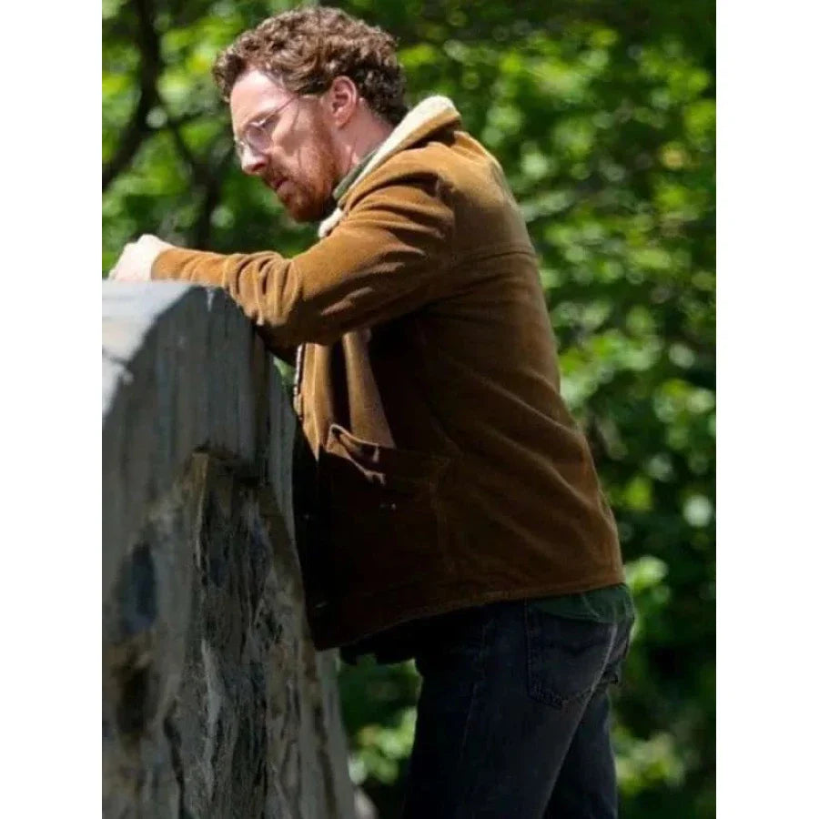 Eric S01 Benedict Cumberbatch Shearling Brown Jacket