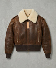 Erin Doherty LV Show 2026 Brown Shearling Jacket