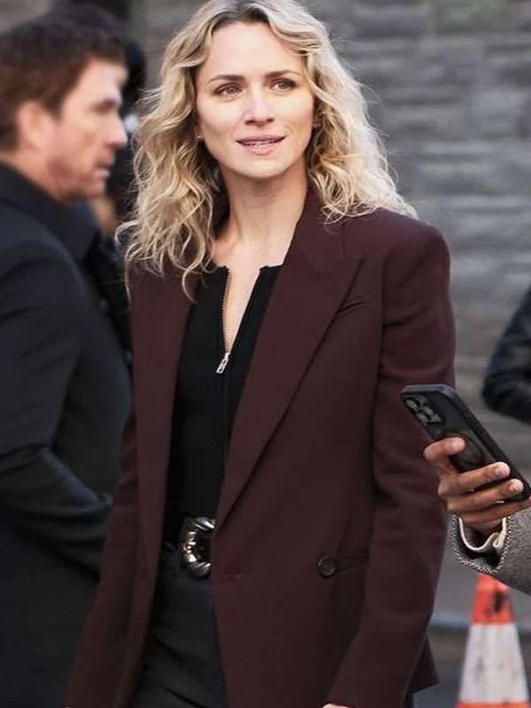 Shantel VanSanten FBI Most Wanted S06 Maroon Blazer
