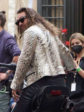 Jason Momoa Fast X Snake Print Jacket