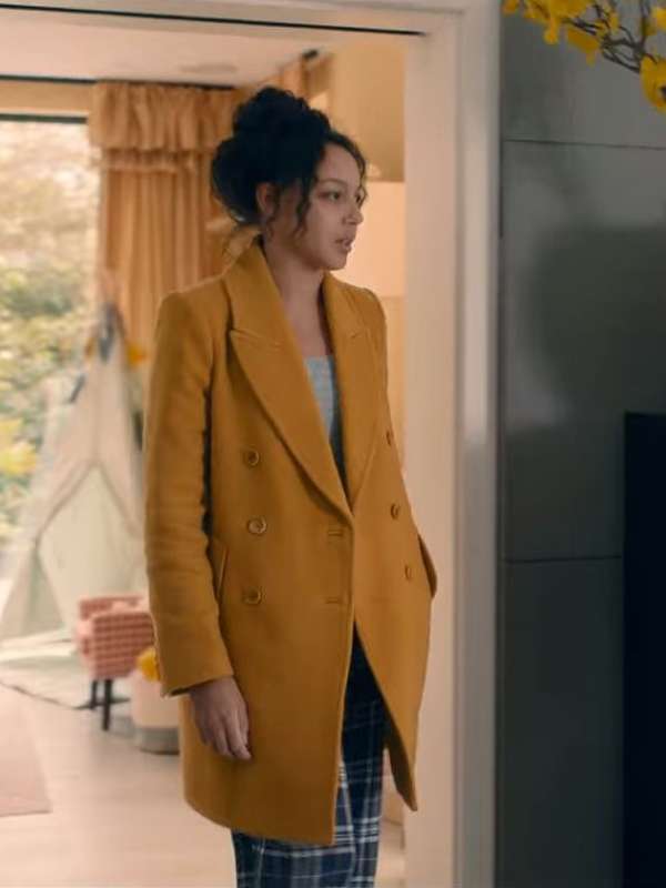 Eva Finn Fool Me Once Yellow Coat