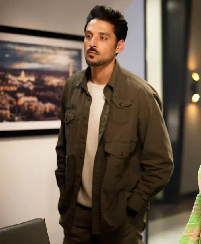 Found S02 Karan Oberoi Brown Cotton Jacket