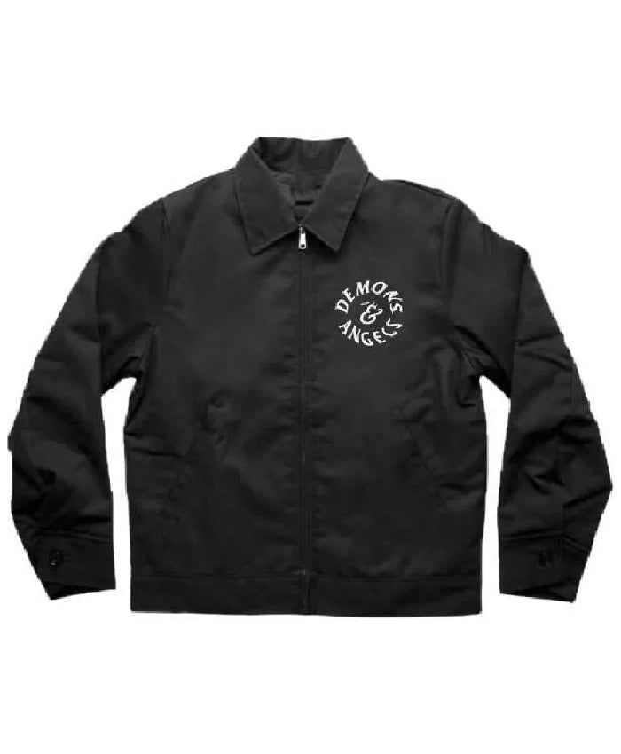 G-Eazy Demons Angels Mechanic Black Cotton Jacket For Men and Women